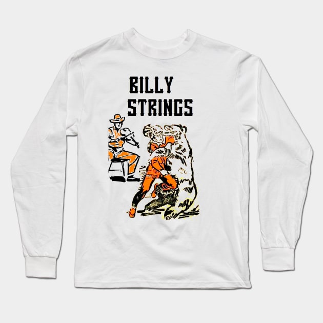 Billy Strings Long Sleeve T-Shirt by Stubbs Letterpress